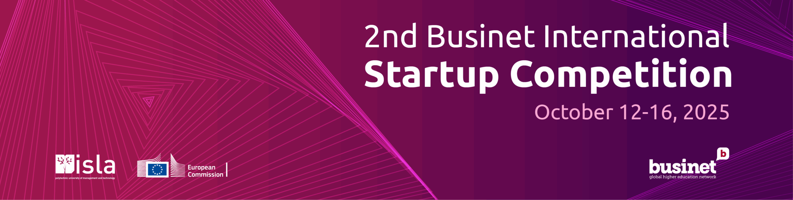 Banner 2nd Businet International Startup Competition